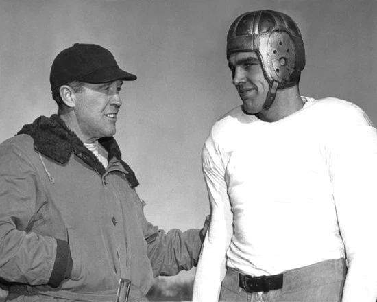 1947 Notre Dame George Connor And Frank Leahy Glossy Magnet College Portrait