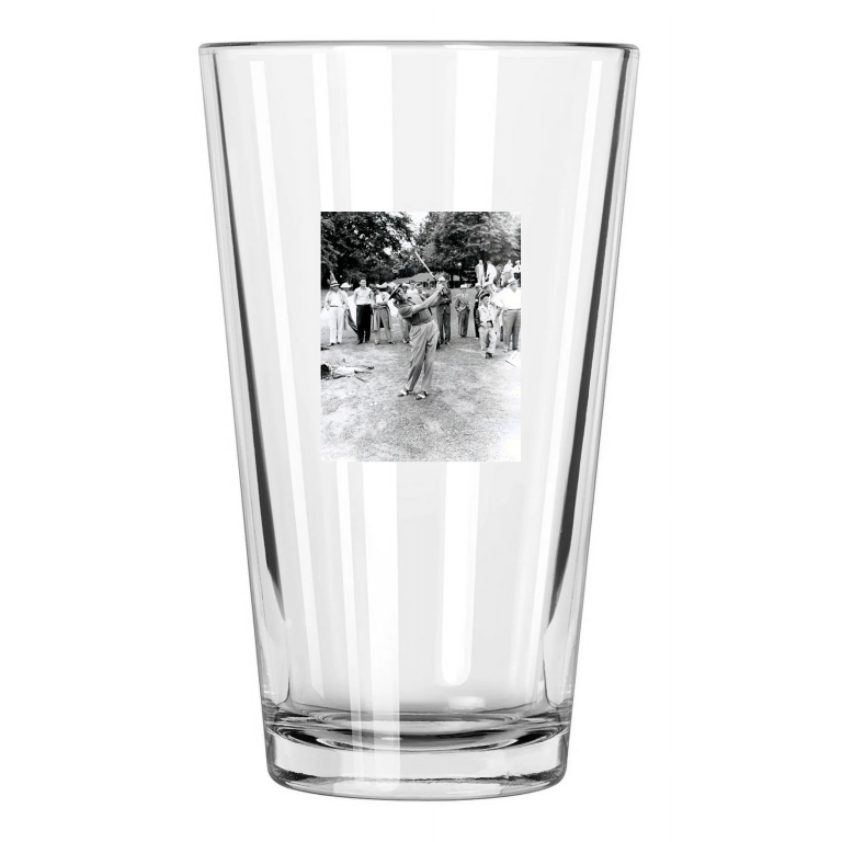 1947 Pro Golfer Sam Snead Photo Golf Pint Beer Drinking Glass