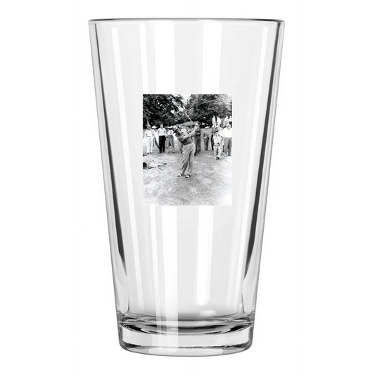 1947 Pro Golfer Sam Snead Photo Golf Pint Beer Drinking Glass