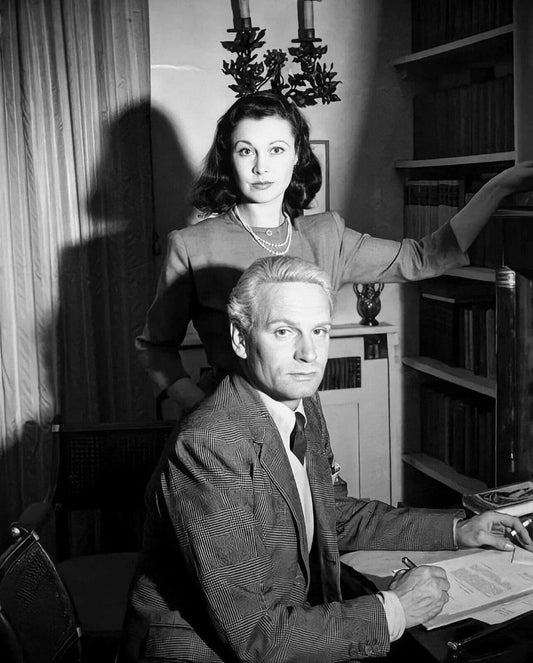 1947 Vivien Leigh & Laurence Olivier Classic Hollywood Picture Keychain