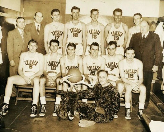 49 Chicago Stags Team Photo Basketball Nba