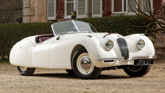 Jaguar Xk120 Alloy Open Two Seater Hd Art Print Poster