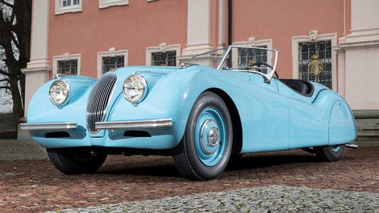Jaguar Xk120 Alloy Open Two Seater Hd Art Print Poster