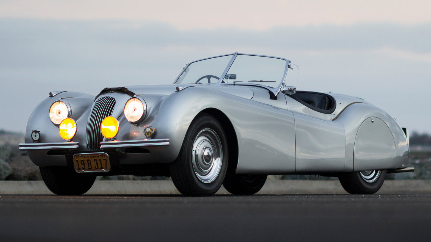 Jaguar Xk120 Alloy Open Two Seater Uk Hd Art Jigsaw Puzzle