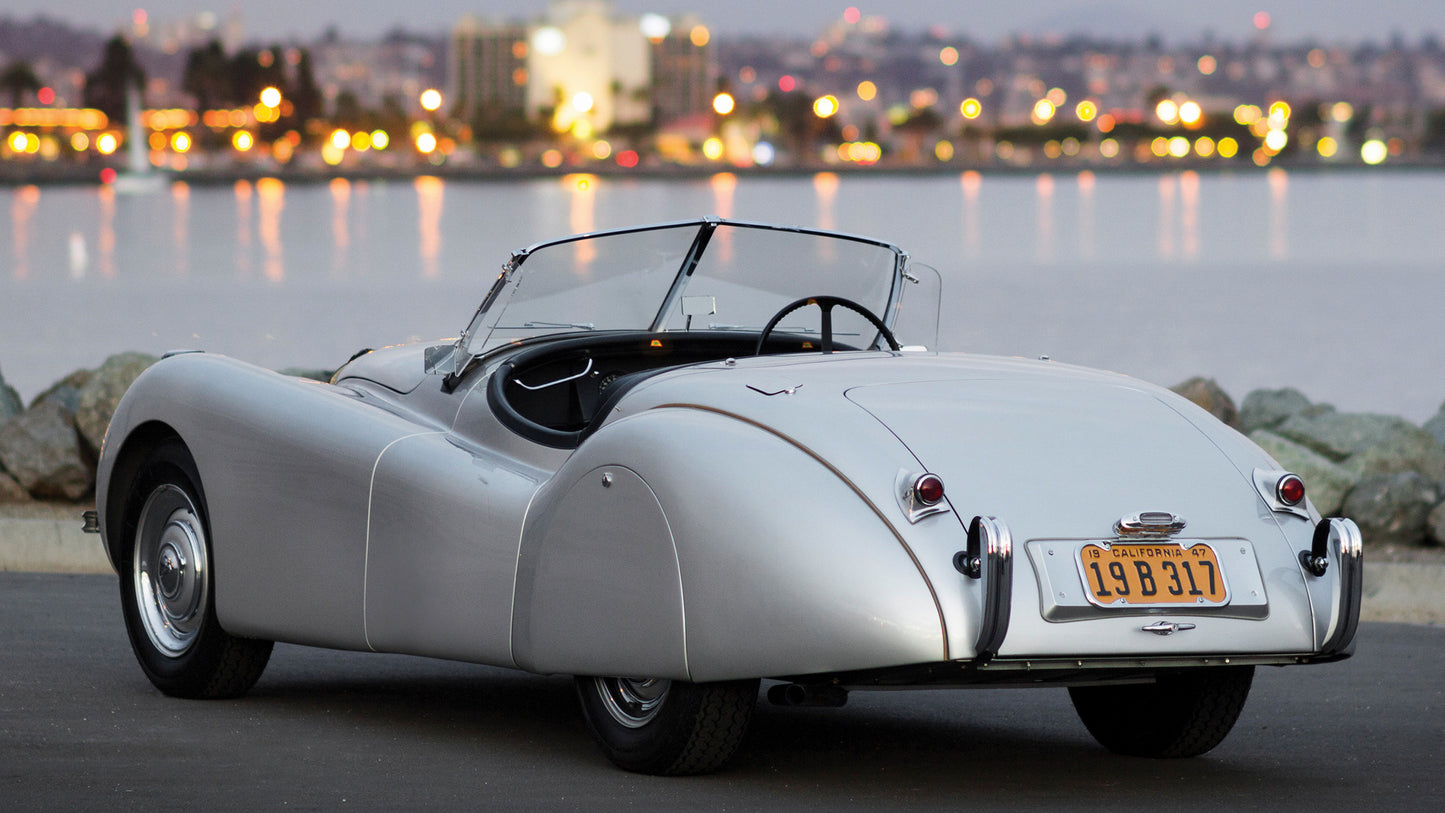 Jaguar Xk120 Alloy Open Two Seater Uk Hd Art Jigsaw Puzzle