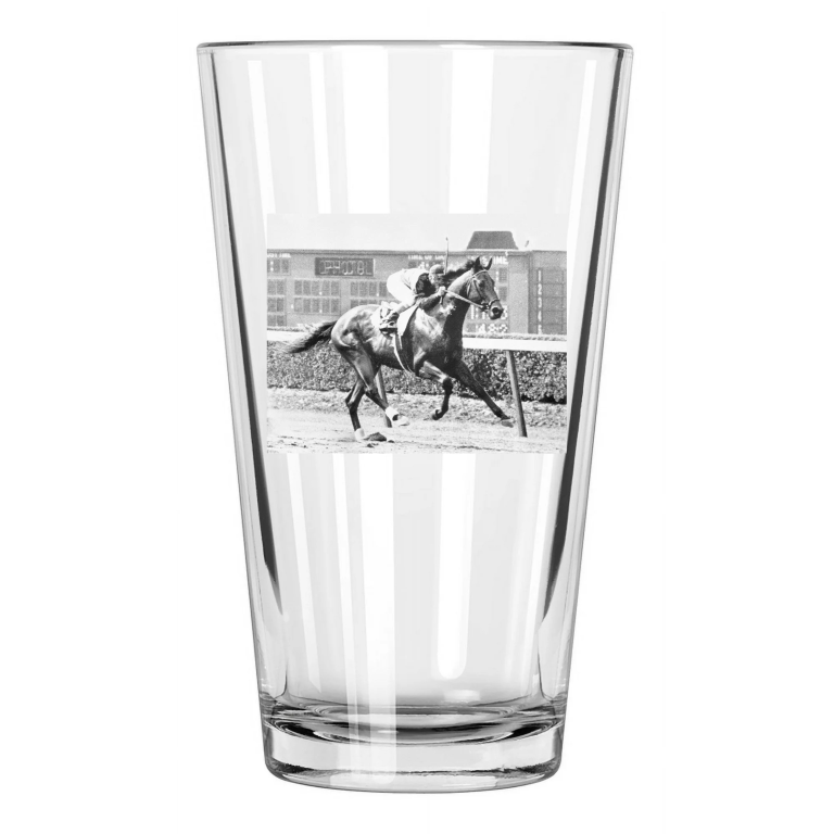 1948 Belmont Stakes Citation Triple Crown Winner 1 Pint Beer Drinking Glass