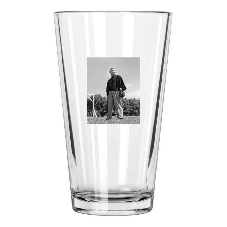 1948 Green Bay Packers Curly Lambeau Nfl Football Hof 63 1 Pint Beer Glass