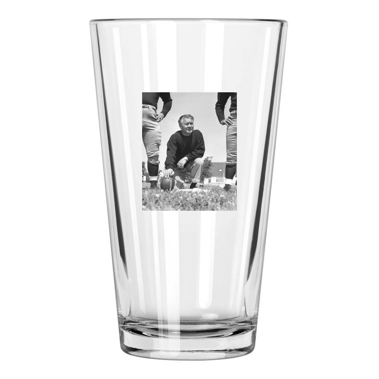1948 Green Bay Packers Curly Lambeau Nfl Football Hof 63 2 Pint Beer Glass