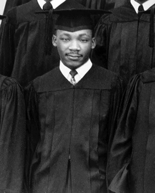 1948 Martin Luther King Jr Glossy Magnet History Print Morehouse College