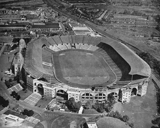 1948 Old Wembley Stadium Glossy Magnet Empire Stadium Print London Olympics