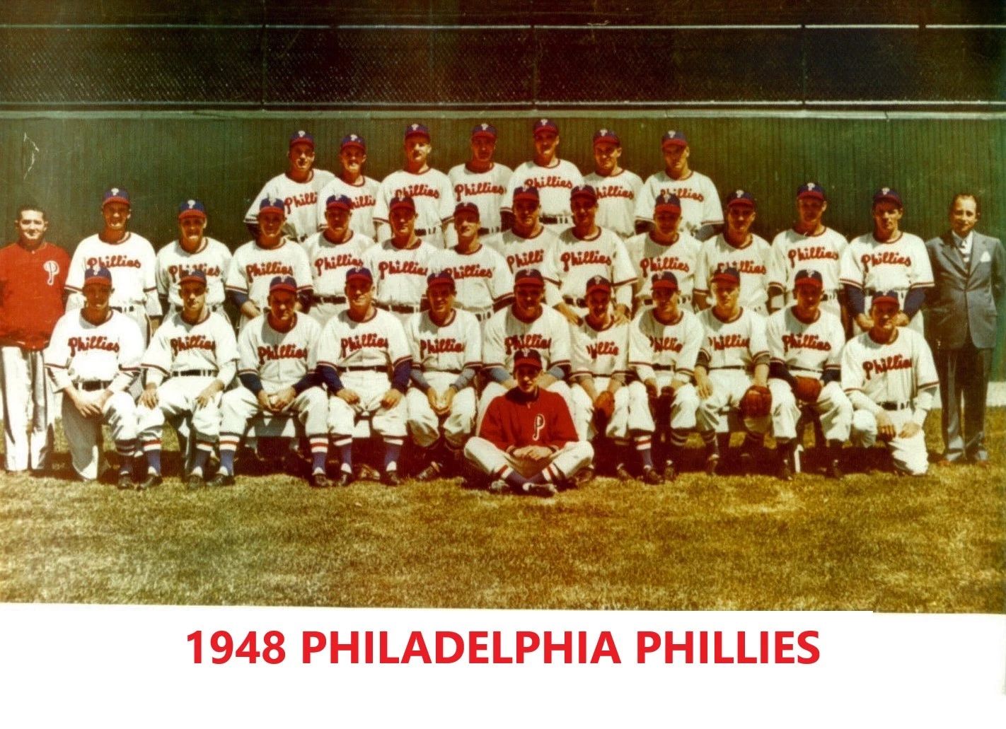 1948 Philadelphia Phillies Team Magnet Baseball Picture Mlb
