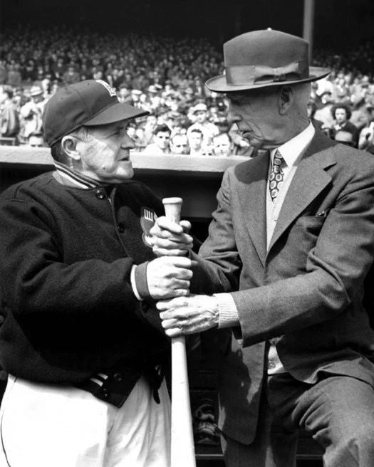 1948 Philadelphia As Connie Mack & Boston Red Sox Joe Mccarthy Glossy Magnet