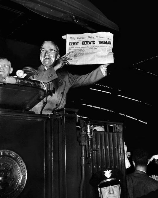 1948 President Harry S Truman Glossy Magnet Dewey Defeats Truman Magnet