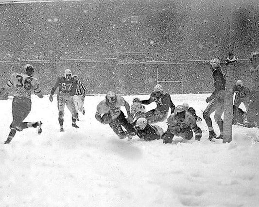 1948 Steve Van Buren Glossy Keychain Philadelphia Eagles Champions Print
