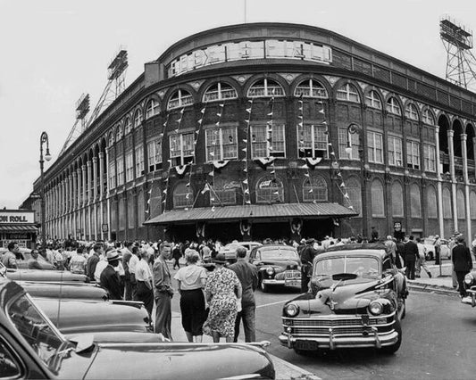 1949 Brooklyn Dodgers Ebbets Field Glossy Magnet Print Stadium Magnet