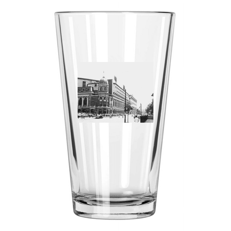 1949 Shibe Park Connie Mack Stadium Philadelphia Athletics Pint Beer Glass