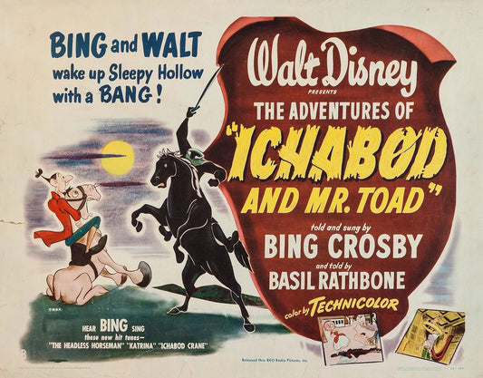 1949 Walt Disney The Adventures Of Ichabod & Mr. Toad Headless Horseman