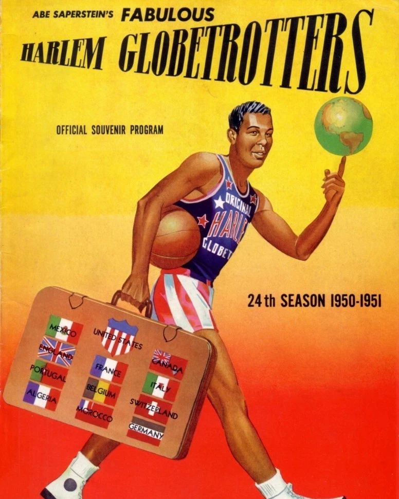51 Harlem Globetrotters Photo Basketball Picture