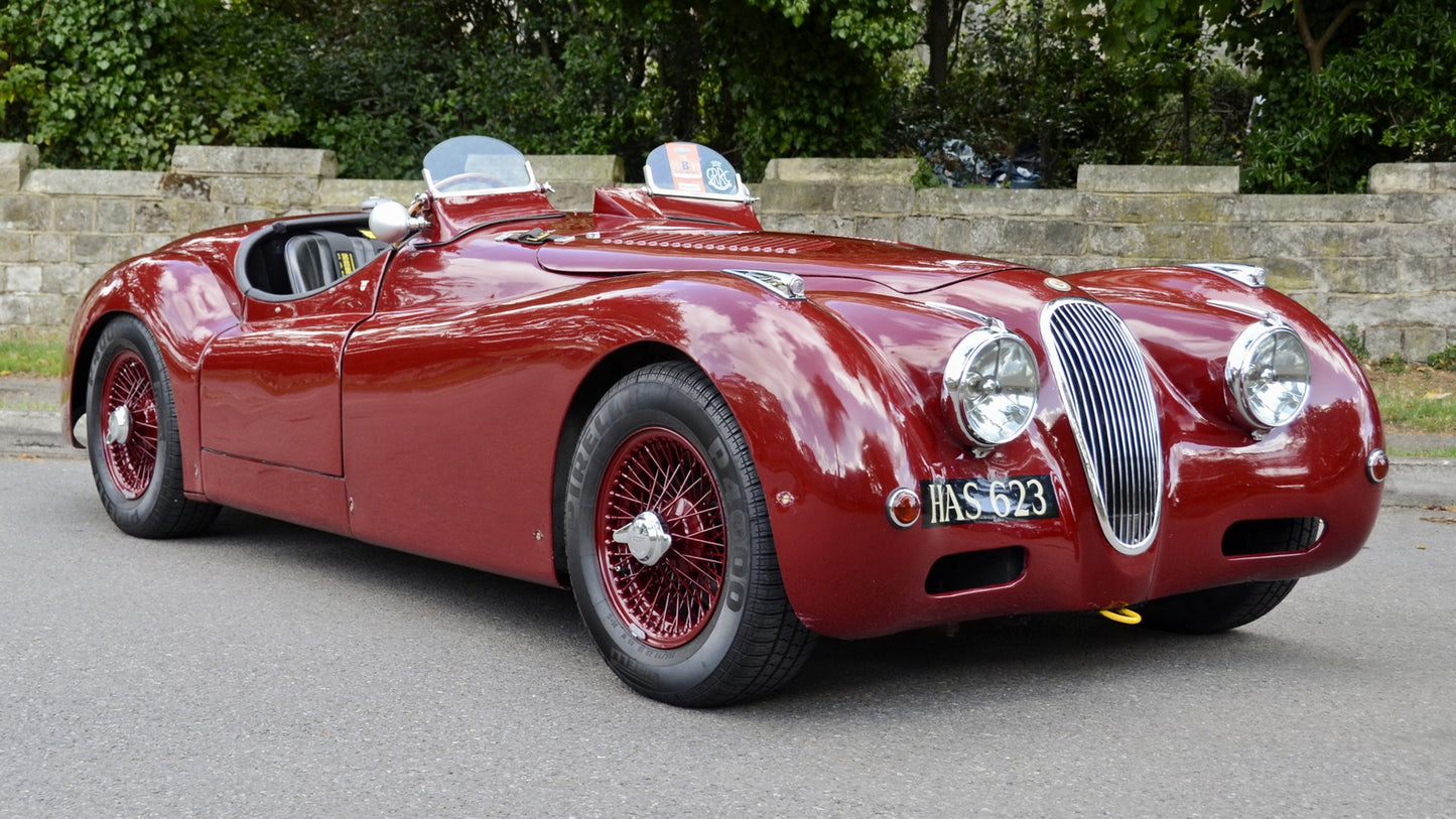 Jaguar Xk120 Lt2 Alloy Open Two Seater Uk Hd Art Keychain