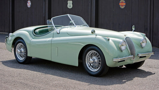 Jaguar Xk120 Open Two Seater Hd Art Print Poster