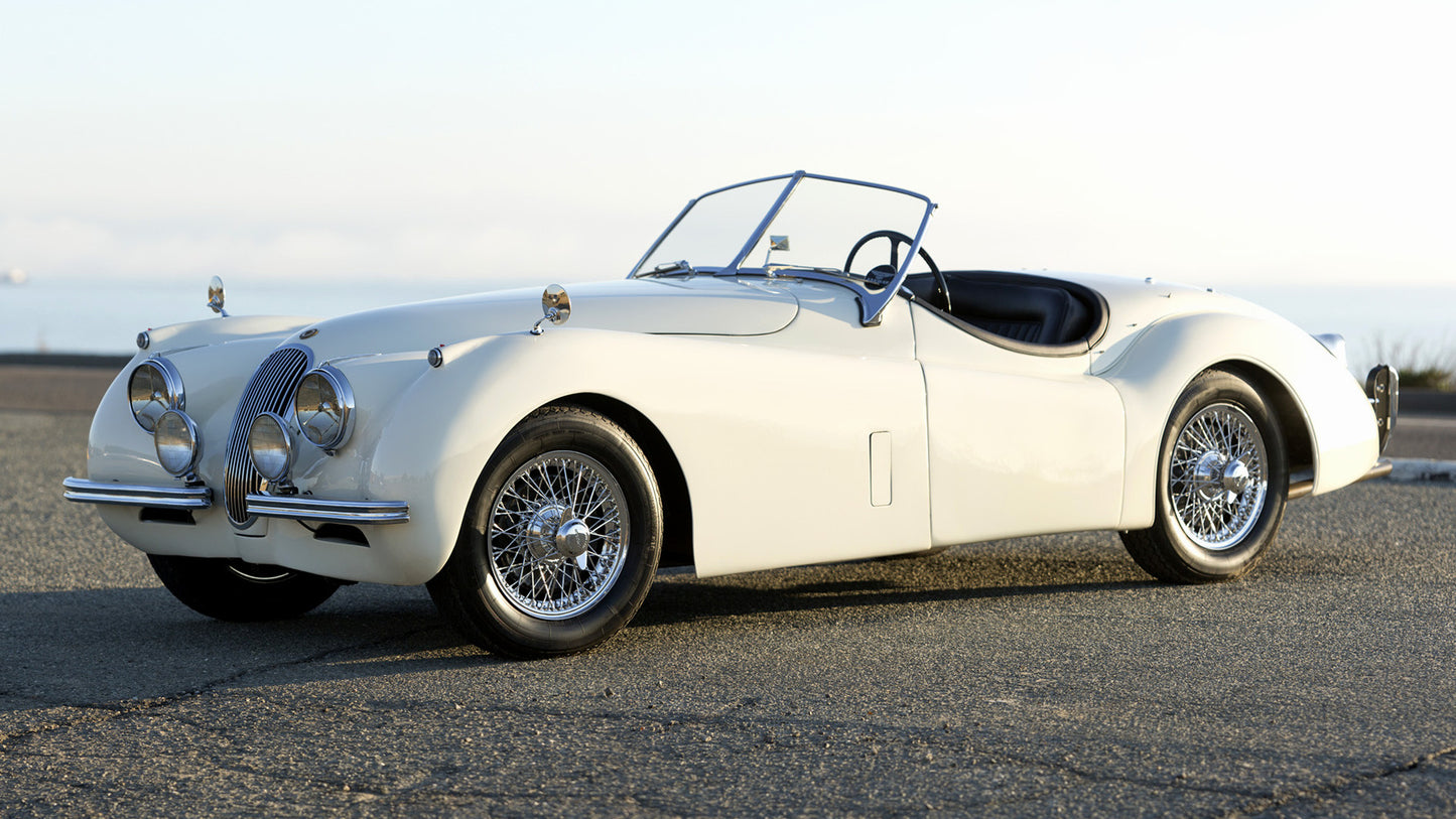 Jaguar Xk120 Open Two Seater Hd Art Print Poster