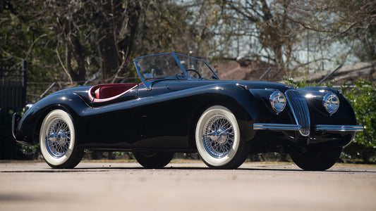Jaguar Xk120 Open Two Seater Hd Art Print Poster