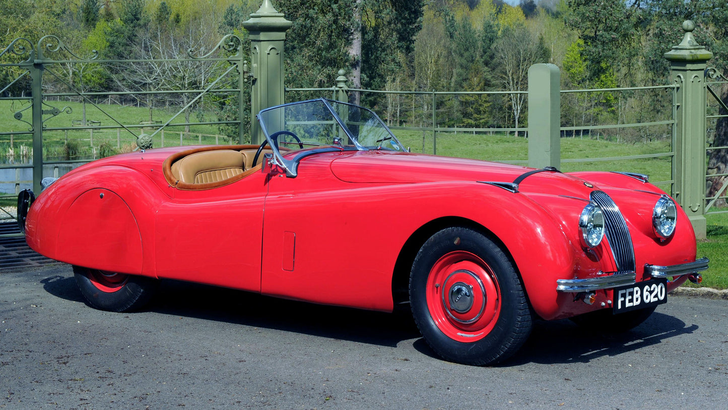 Jaguar Xk120 Open Two Seater Uk Hd Art Keychain