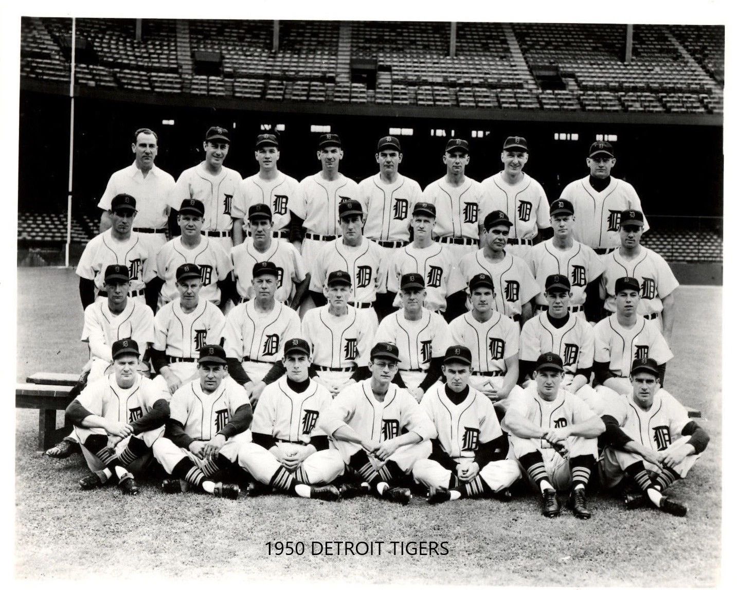 1950 Detroit Tigers Team Magnet Baseball Picture Mlb