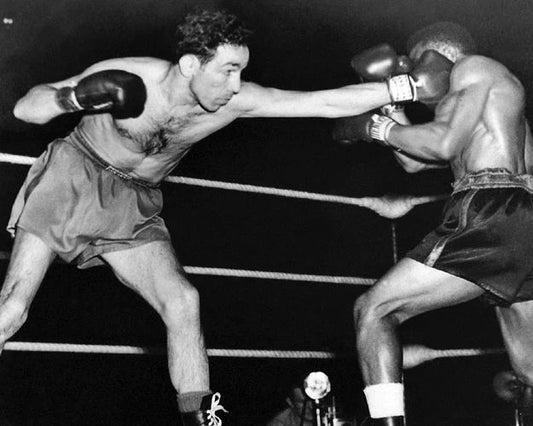 1950 Featherweight Champion Willie Pep Vs Charley Riley Keychain Boxing Keychain