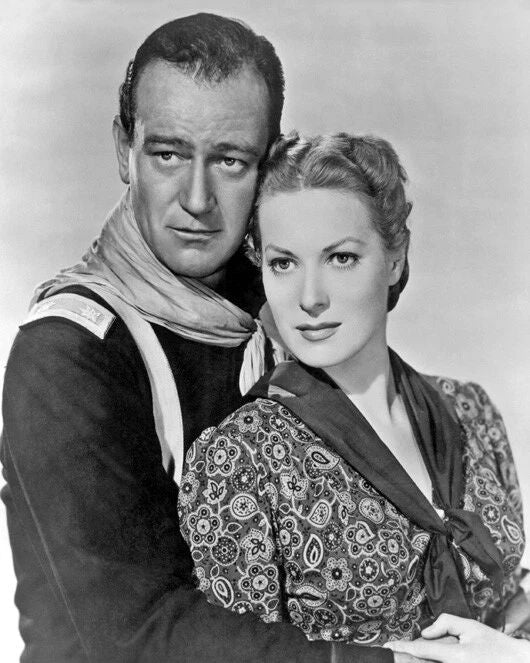 1950 Movie Rio Grande Glossy Magnet John Wayne And Maureen O'Hara Print