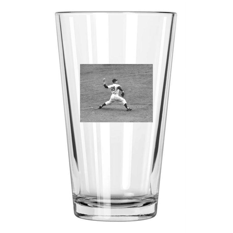1950 New York Yankees Whitey Ford Rookie Baseball Hof 74 Pint Beer Glass