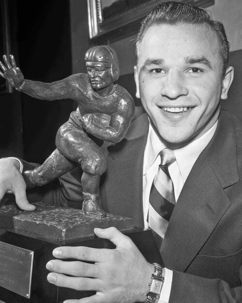 1950 Ohio State Vic Janowicz Glossy Magnet Heisman Trophy Winner Print 2