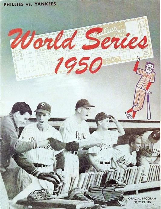 1950 Philadelphia Phillies Vs New York Yankees Magnet Baseball Picture Mlb