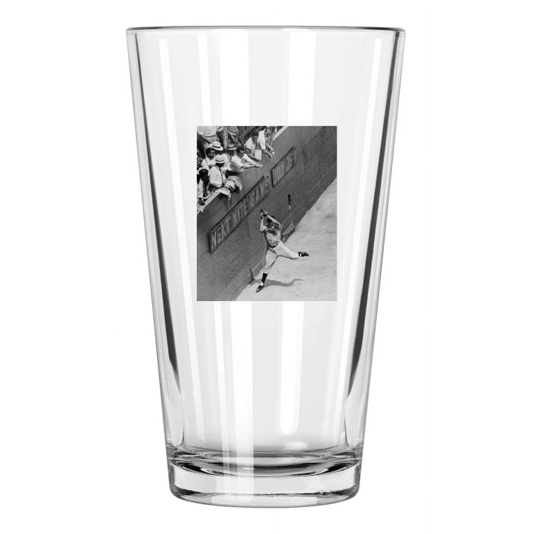 1950 Pittsburgh Pirates Ralph Kiner At Comiskey Park All Star Pint Beer Glass
