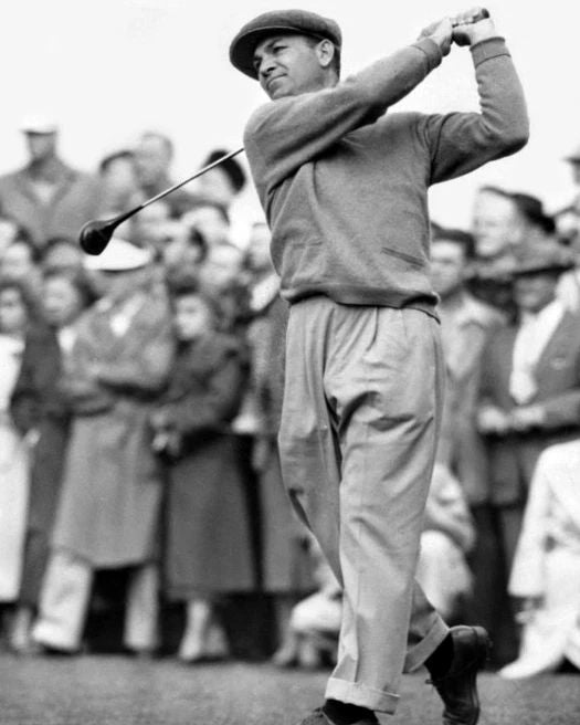 1950 Pro Golfer Ben Hogan Glossy Magnet PGA Print Swing Magnet