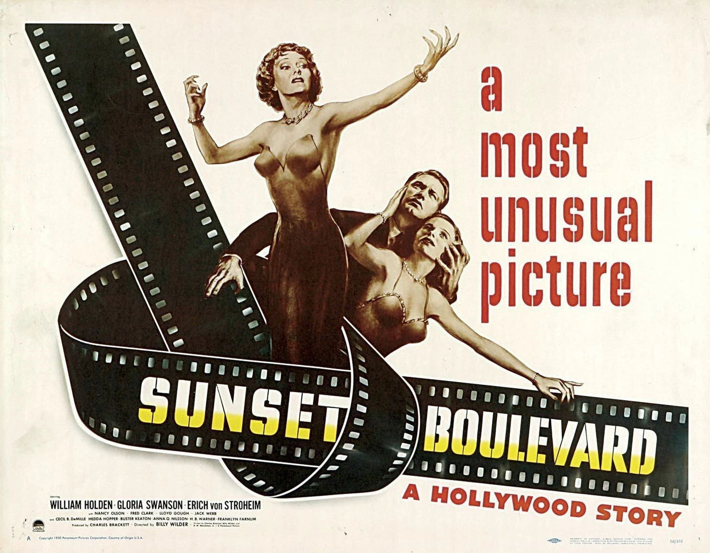 1950 Sunset Boulevard Movie William Holden Gloria Swanson 300 PCS Jigsaw Puzzle