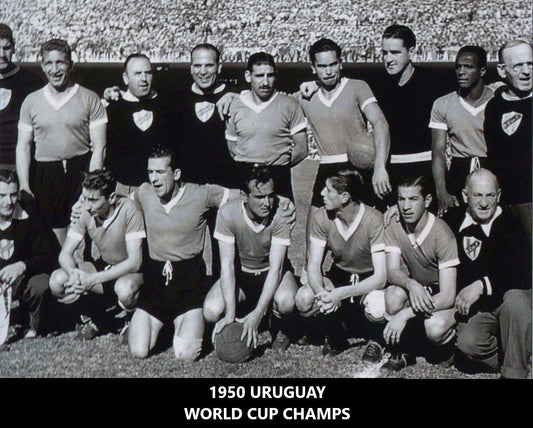 1950 Uruguay Team Keychain Soccer Picture World Cup Champs