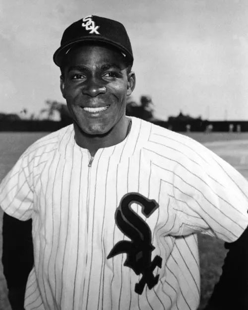 1950S Chicago White Sox Minnie Minoso Glossy Photo Baseball Print Poster