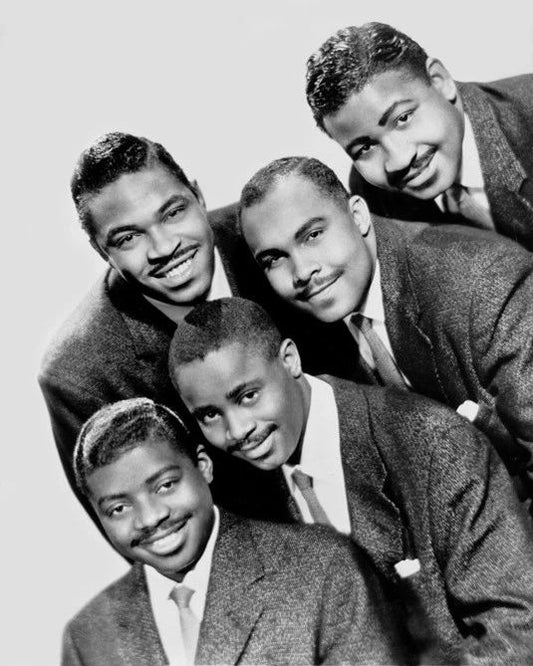 1950S Singing Group The Clovers Glossy Keychain Music Rythem & Blues Print