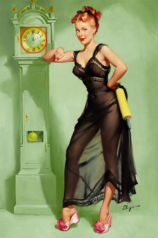 1950S Vintage Style Pinup The Honeymoons Over Jigsaw Puzzle