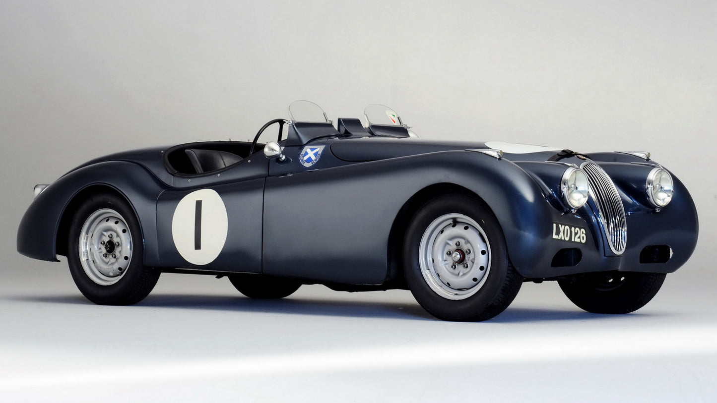 Jaguar Xk120 Competition Roadster Hd Art Print Poster