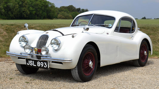Jaguar Xk120 Fixed Head Coupe Uk Hd Art Print Poster