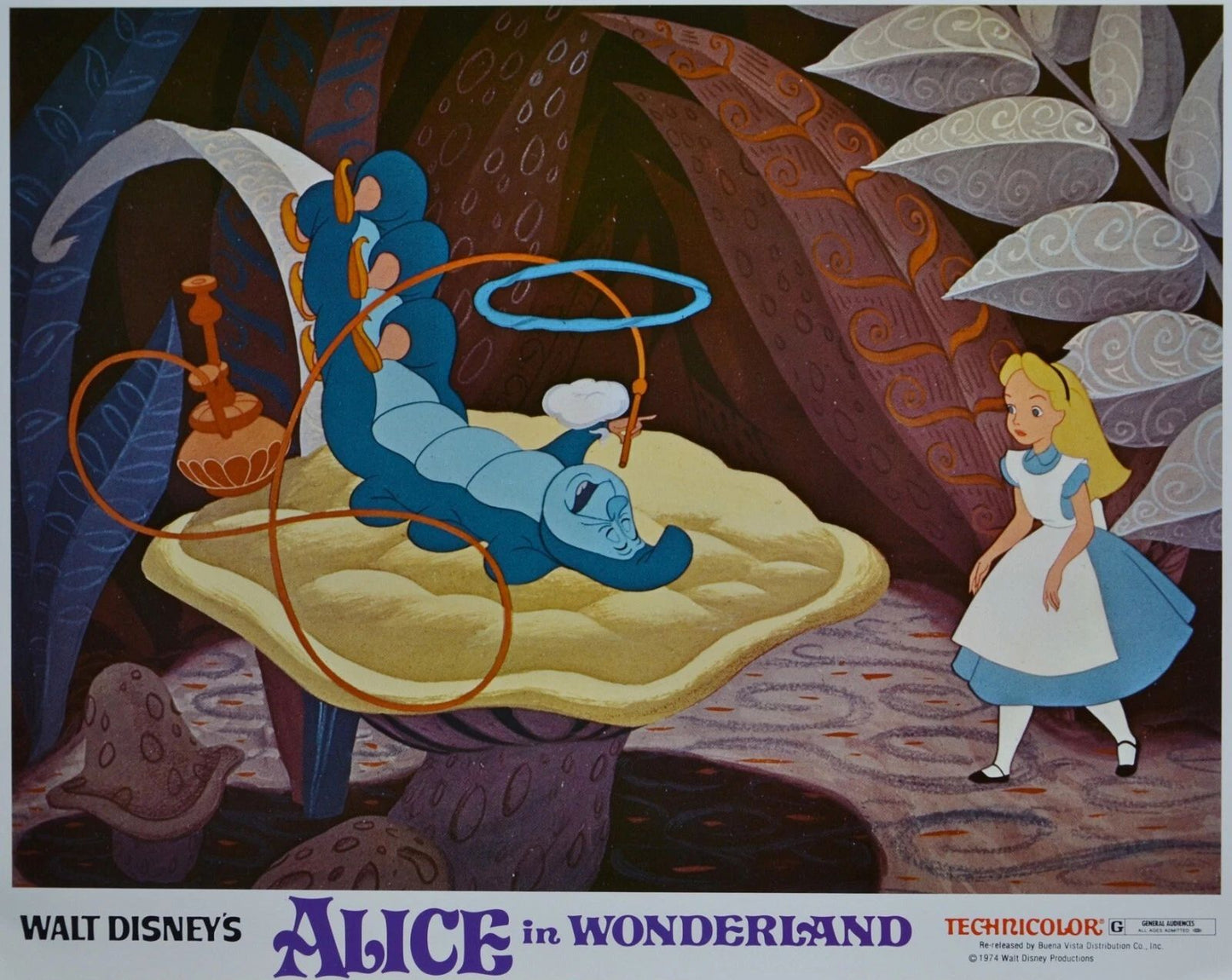 1951 Disney Alice In Wonderland Movie Poster Print Mad Hatter Tea Party