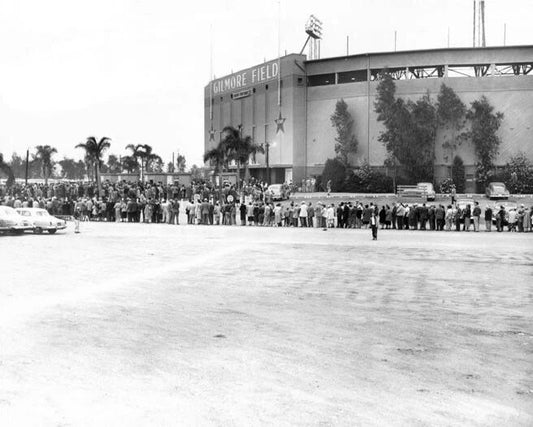 1951 Hollywood Stars Gilmore Field Keychain Print Stadium Keychain Minor League
