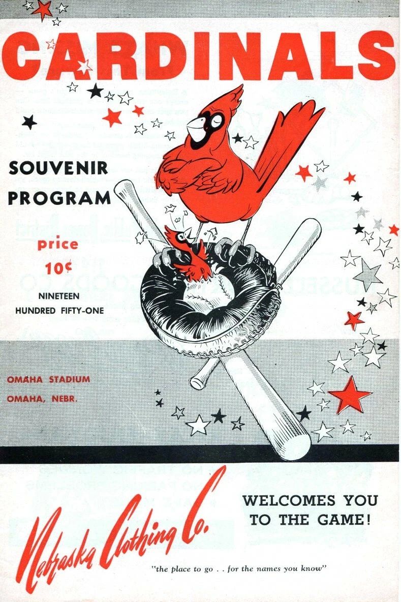 1951 Omaha Cardinals Baseball Western League Nebraska 300 Piece Jigsaw Puzzle