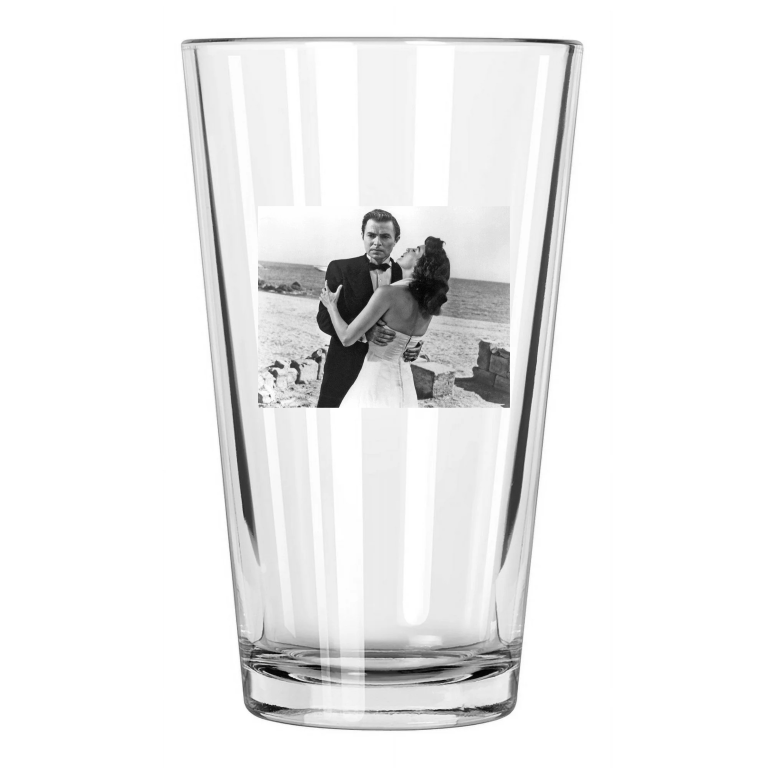 1951 Pandora And The Flying Dutchman Ava Gardner And James Mason Pint Beer Glass