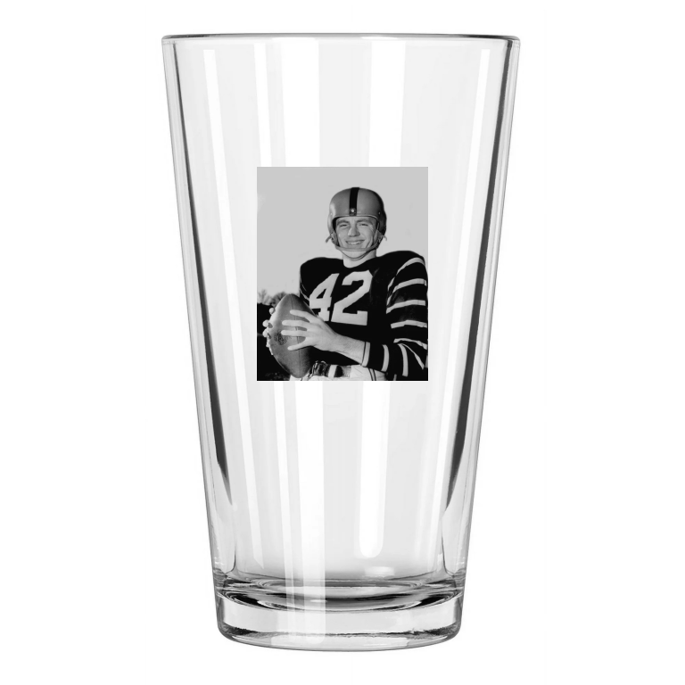 1951 Princeton Dick Kazmaier College Heisman Trophy Pint Beer Drinking Glass