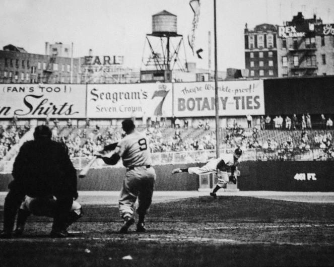 1951 Red Sox Ted Williams Vs Yankees Allie Reynolds Glossy Magnet No Hitter!