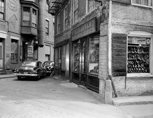 1951 Wh Learnard Boot & Shoe Store Boston Ma Old Photo Reprint