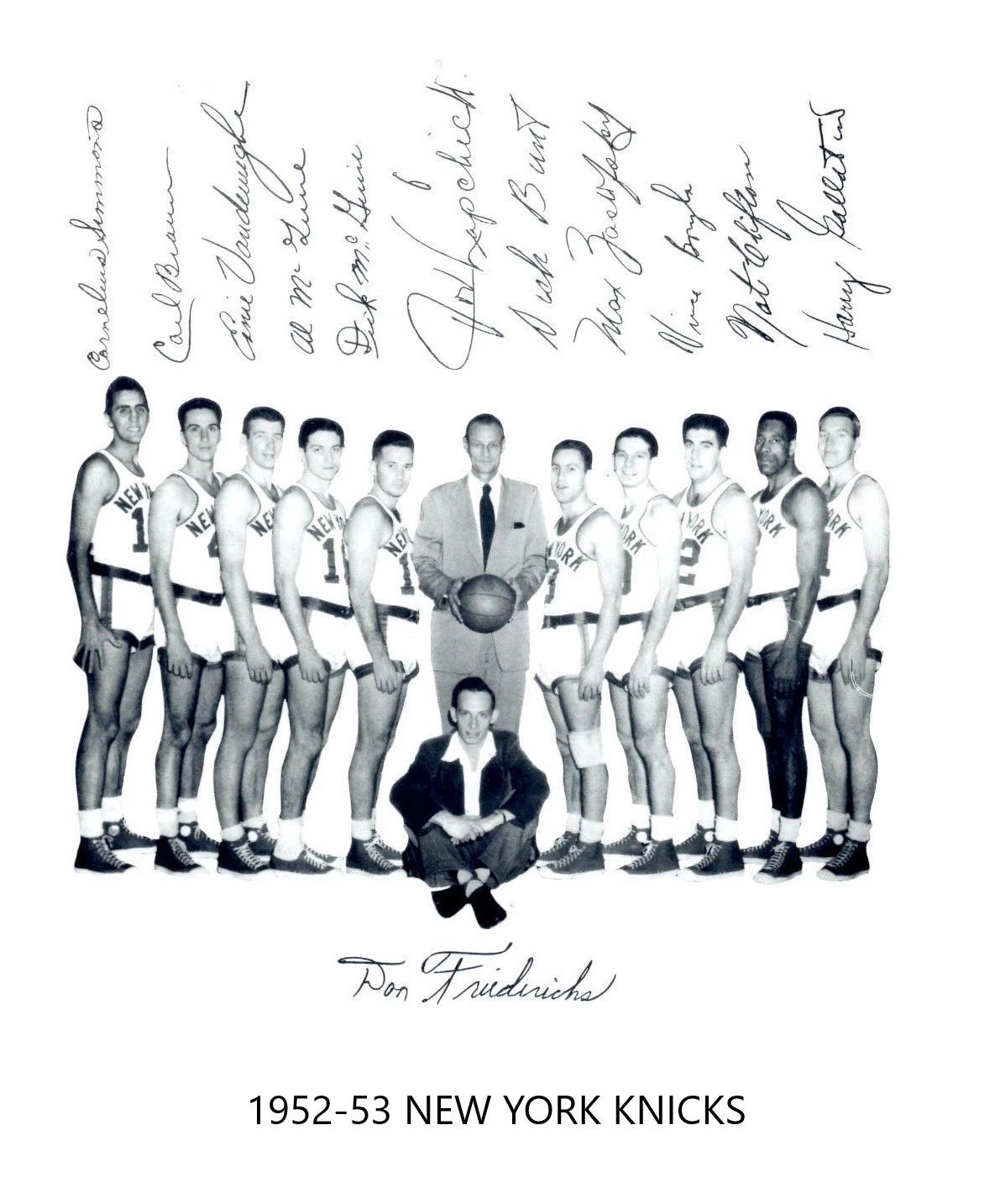 53 New York Knicks Team Photo Picture Ny Basketball Nba
